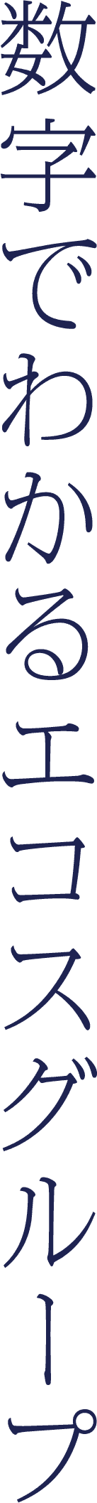 数字でわかるエコスグループ